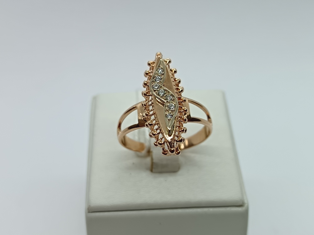КОЛКМИ585 КОЛЬЦО С КАМНЯМИ (Au 585)