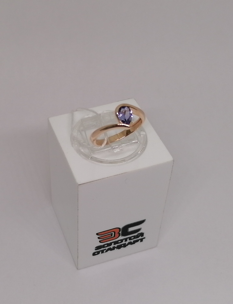 КОЛКМ585 КОЛЬЦО С КАМНЕМ (Au 585)