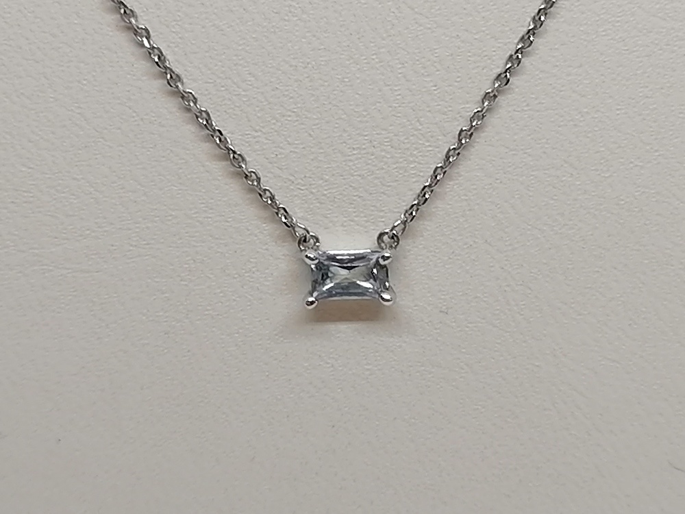 КОЛЬЕ С КАМНЕМ Au 585