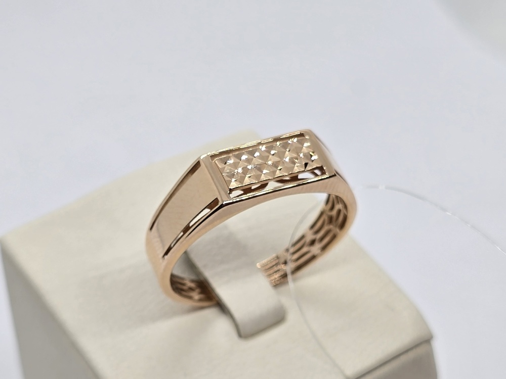 КОЛЬЦО ПЕЧАТКА без камня (Au 585)