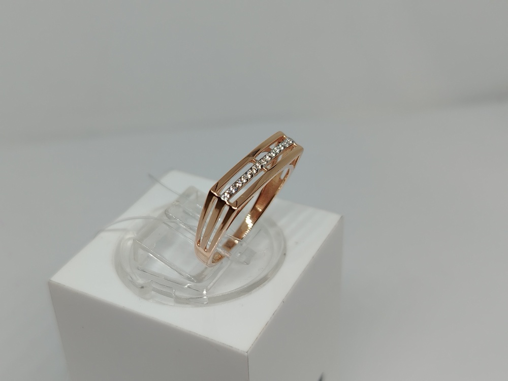 КОЛЬЦО С КАМНЯМИ (Au 585)