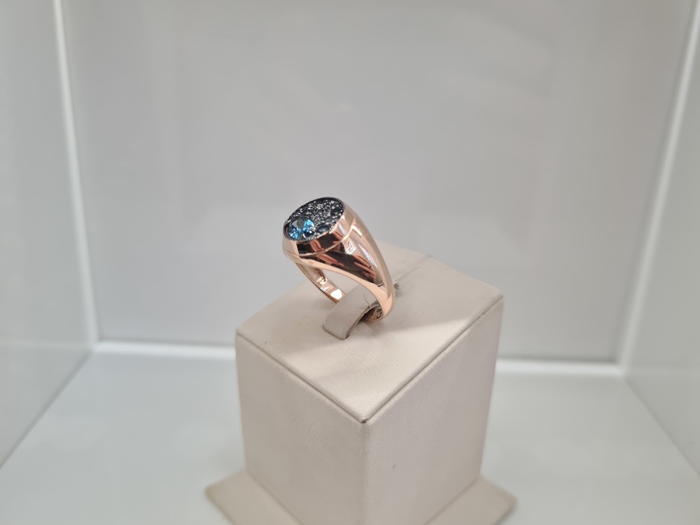 КОЛЬЦО ЛОНДОН ТОПАЗ (Au 585)