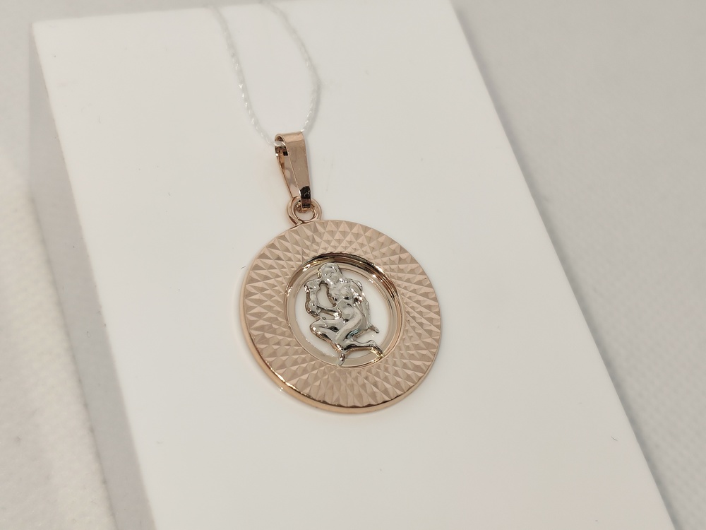 ПОДВЕСКА ЗНАК ЗОДИАКА ДЕВА (Au 585) ПОДВЕСКА ЗНАК ЗОДИАКА ДЕВА (Au 585)