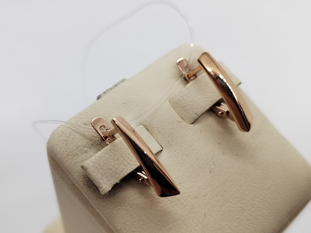 СЕРЬГИ БЕЗ КАМНЯ (Au 585)