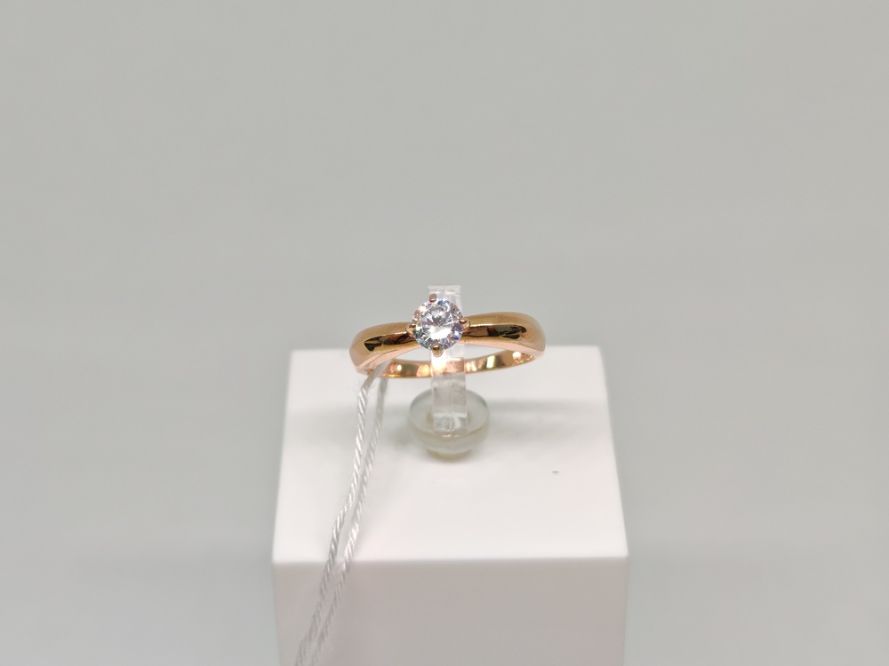 КОЛКМ585 КОЛЬЦО С КАМНЕМ (Au 585)