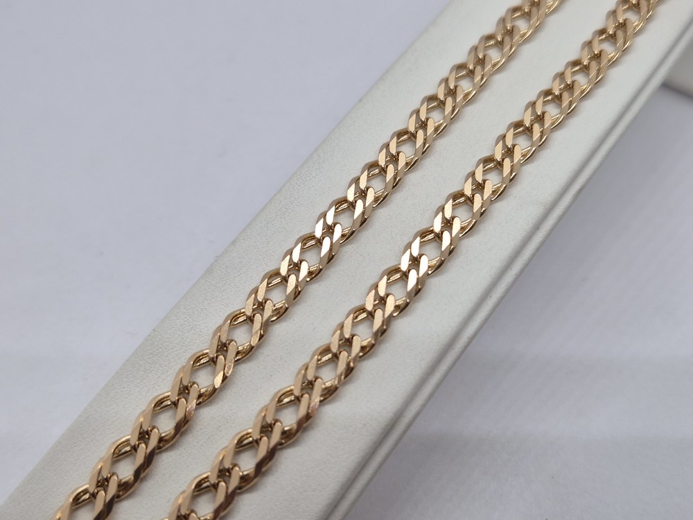 ЦЛР2585 ЦЕПЬ ПОЛНОВЕСНАЯ Ромб двойной (Au 585)