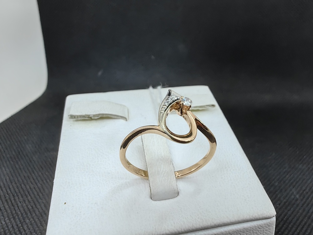 КОЛЬЦО БРИЛЛИАНТ Au 585