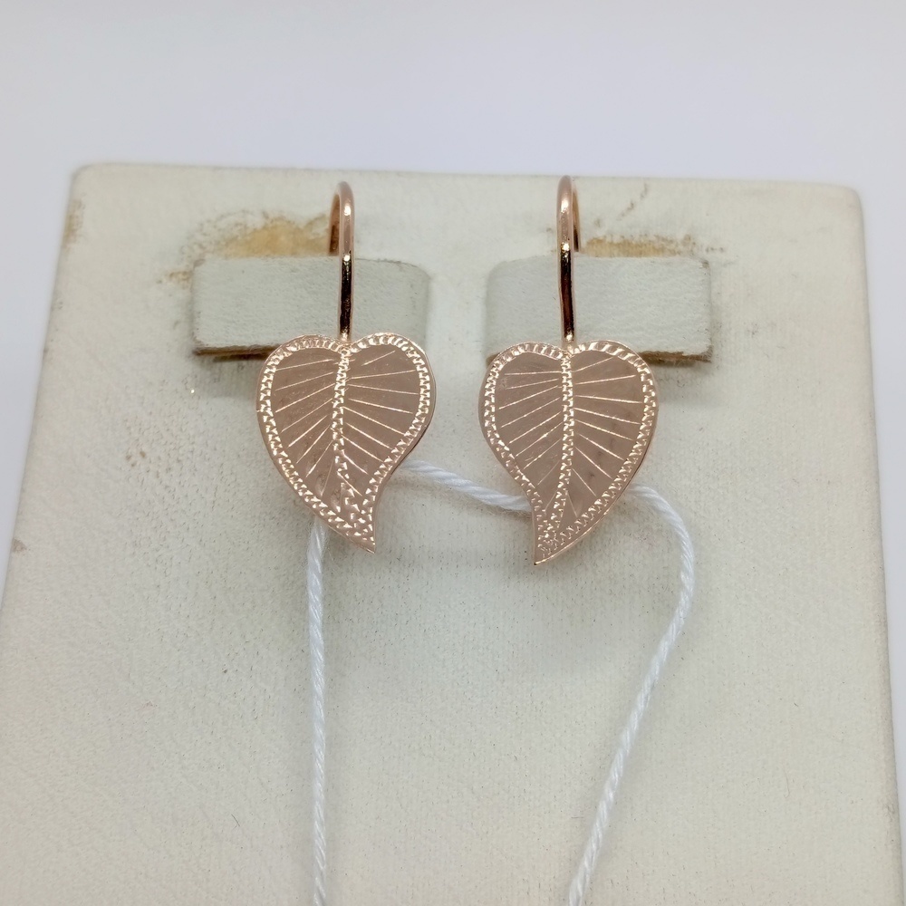 СЕРЬГИ БЕЗ КАМНЯ (Au 583)