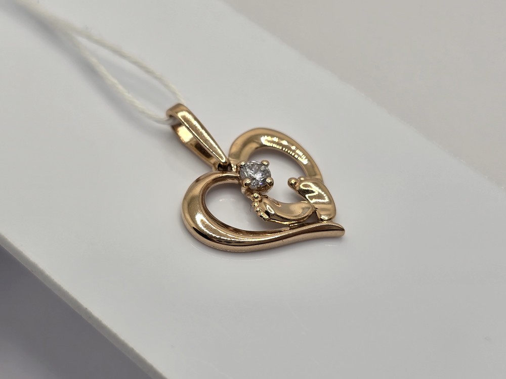 ПОДКМ585 ПОДВЕСКА С КАМНЕМ (Au 585)