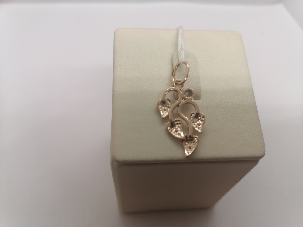 ПОДКМИ585 ПОДВЕСКА С КАМНЯМИ (Au 585)