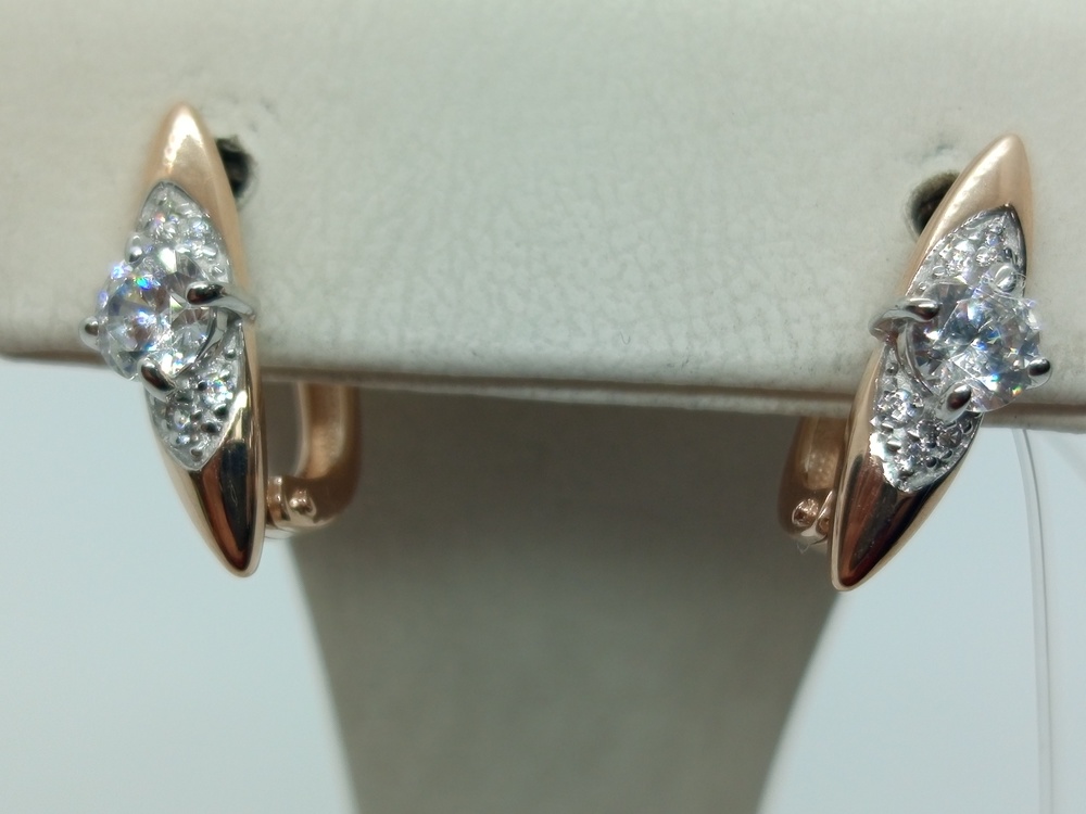 СЕРЬГИ С КАМНЯМИ (Au 585)