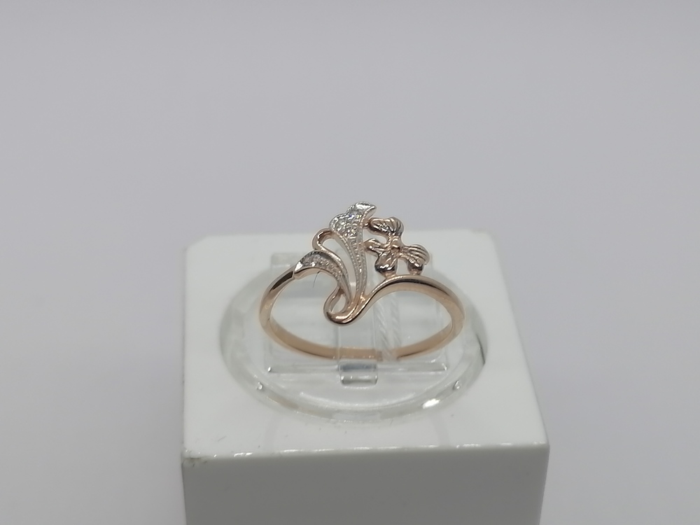 КОЛКМИ585 КОЛЬЦО С КАМНЯМИ (Au 585)