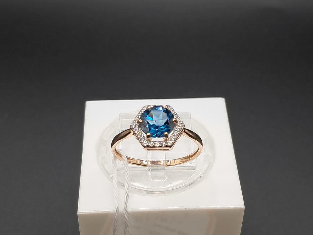 КОЛКМИ585 КОЛЬЦО С КАМНЯМИ (Au 585)