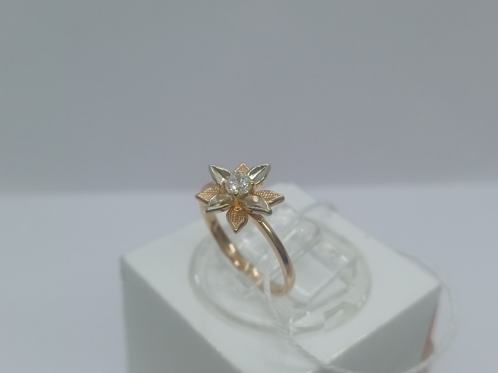 КОЛЬЦО С КАМНЕМ (Au 585)