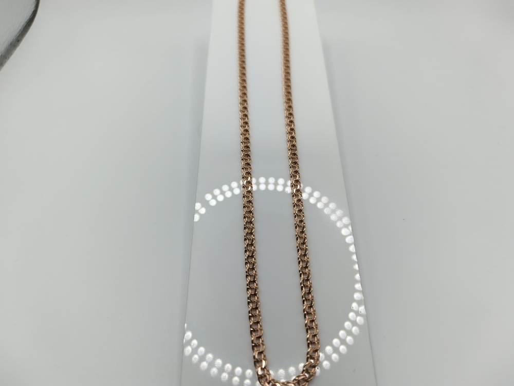 ЦЕПЬ ПУСТОТЕЛАЯ Бисмарк (Au 585)