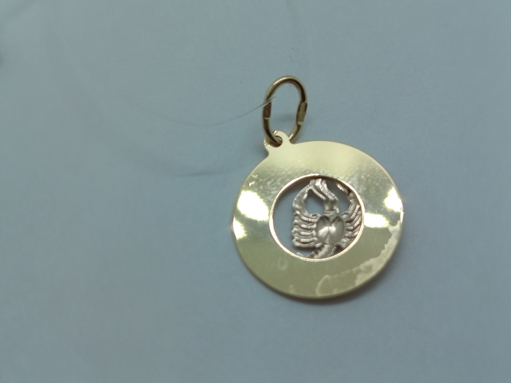 ПОДВЕСКА ЗНАК ЗОДИАКА РАК (Au 585)