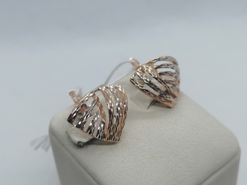 СЕРЬГИ БЕЗ КАМНЯ (Au 585)