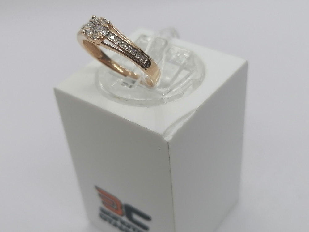 КОЛЬЦО БРИЛЛИАНТ Au 585