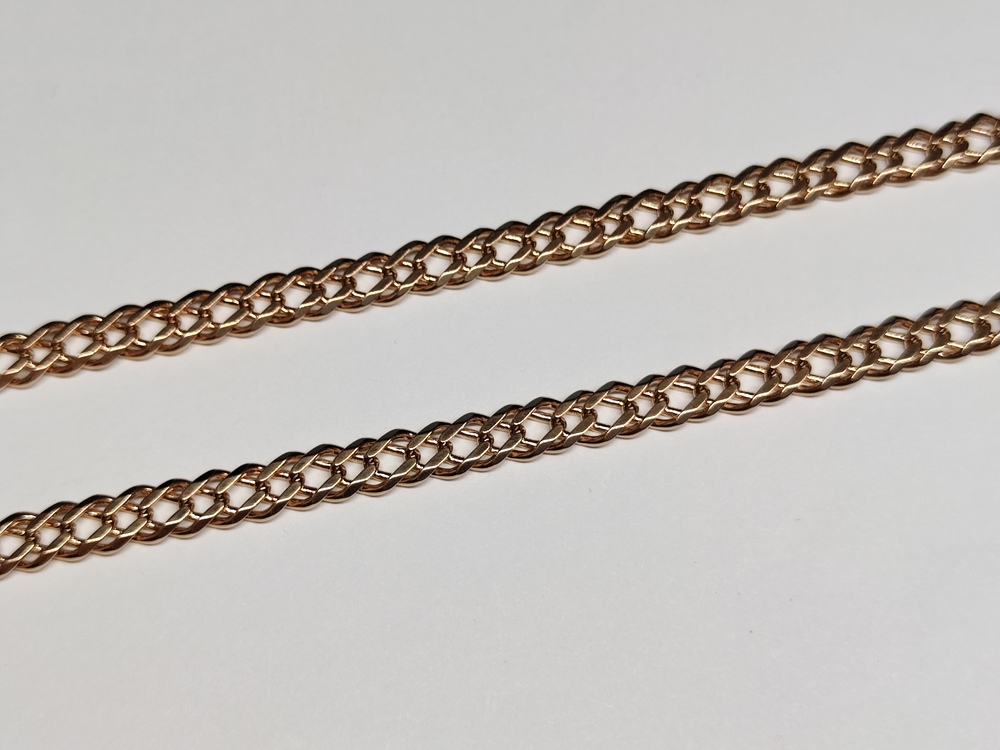 ЦЕПЬ ПОЛНОВЕСНАЯ Ромб двойной (Au 585)