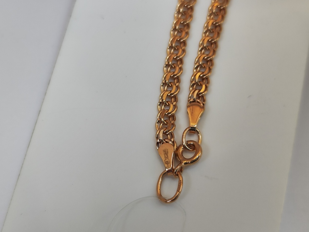 ЦЕПЬ ПУСТОТЕЛАЯ Бисмарк (Au 585)