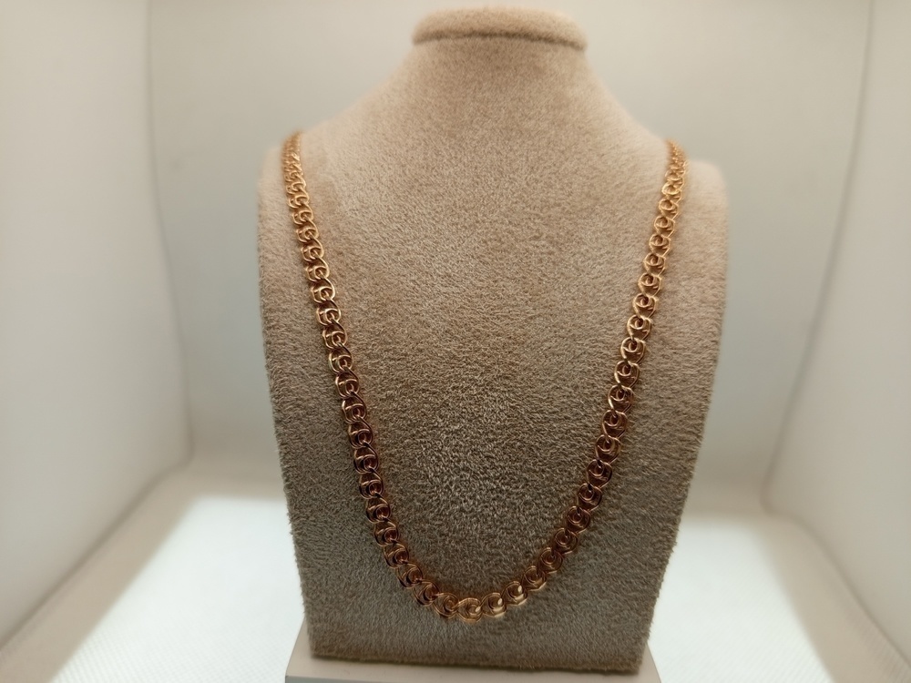 ЦЕПЬ ПУСТОТЕЛАЯ Лав (Au 585)