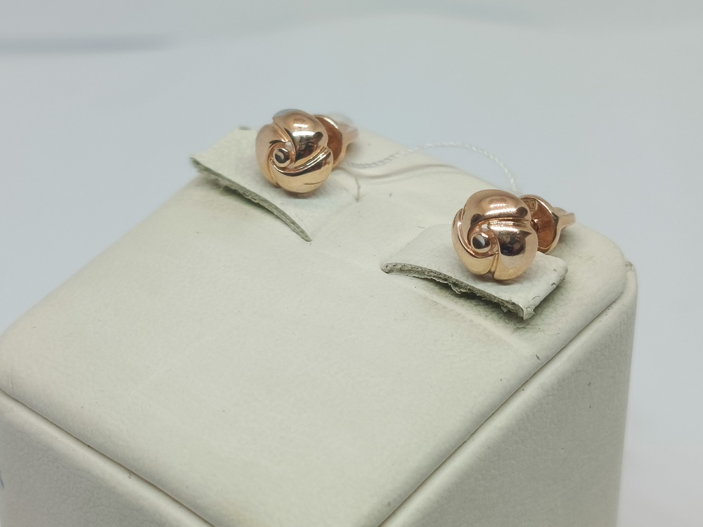 СПУС585 СЕРЬГИ ПУСЕТЫ (Au 585)