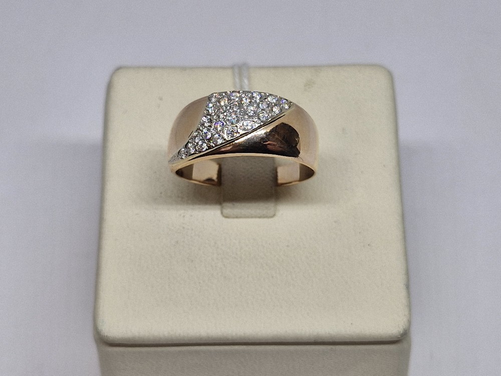 КОЛЬЦО С КАМНЯМИ (Au 585)