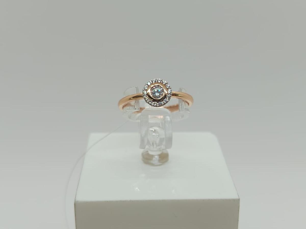 КОЛЬЦО С КАМНЯМИ (Au 585)