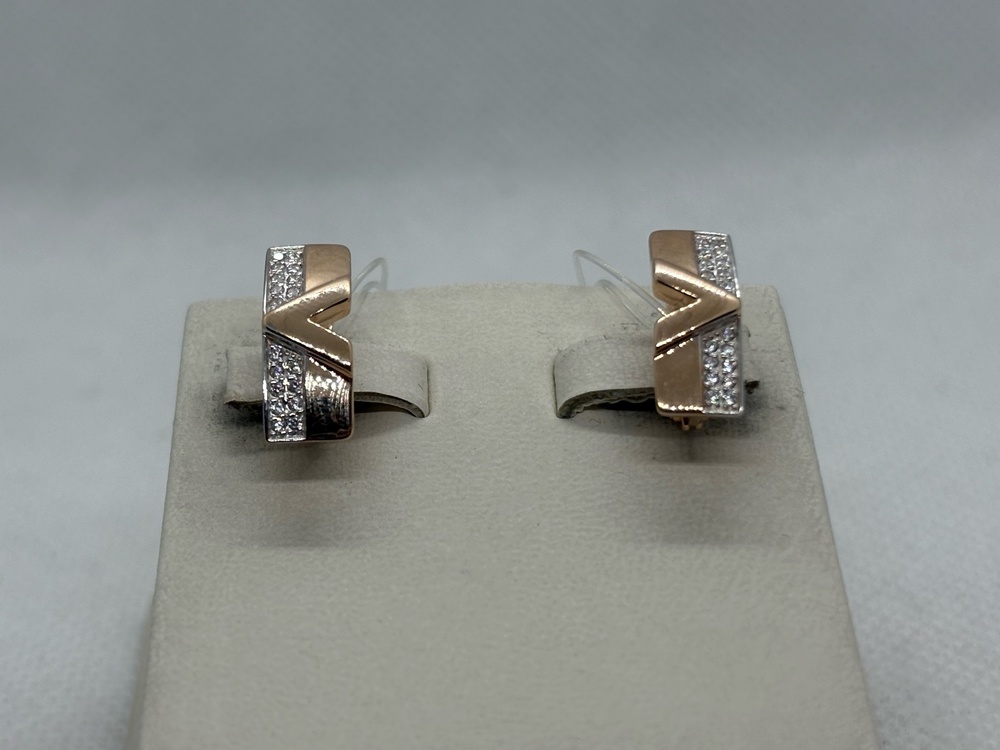 СЕРЬГИ С КАМНЯМИ (Au 585)