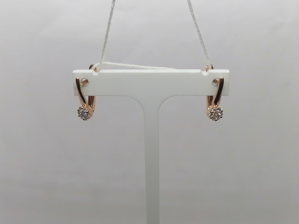 СЕРЬГИ БРИЛЛИАНТ (Au 585)