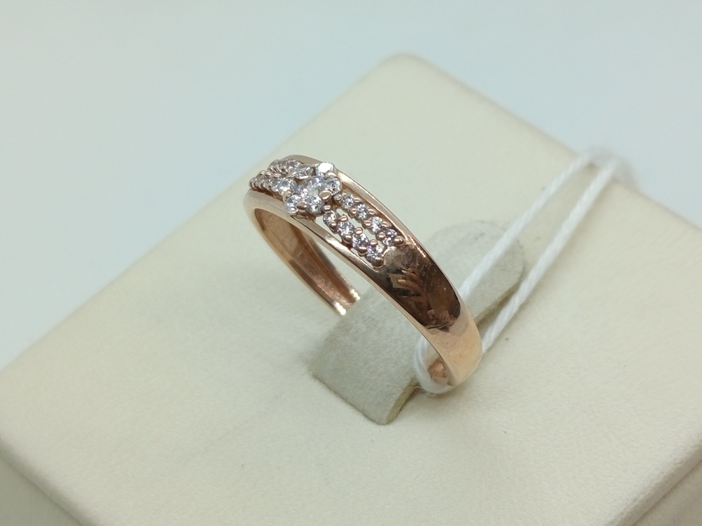 КОЛКМИ585 КОЛЬЦО С КАМНЯМИ (Au 585)