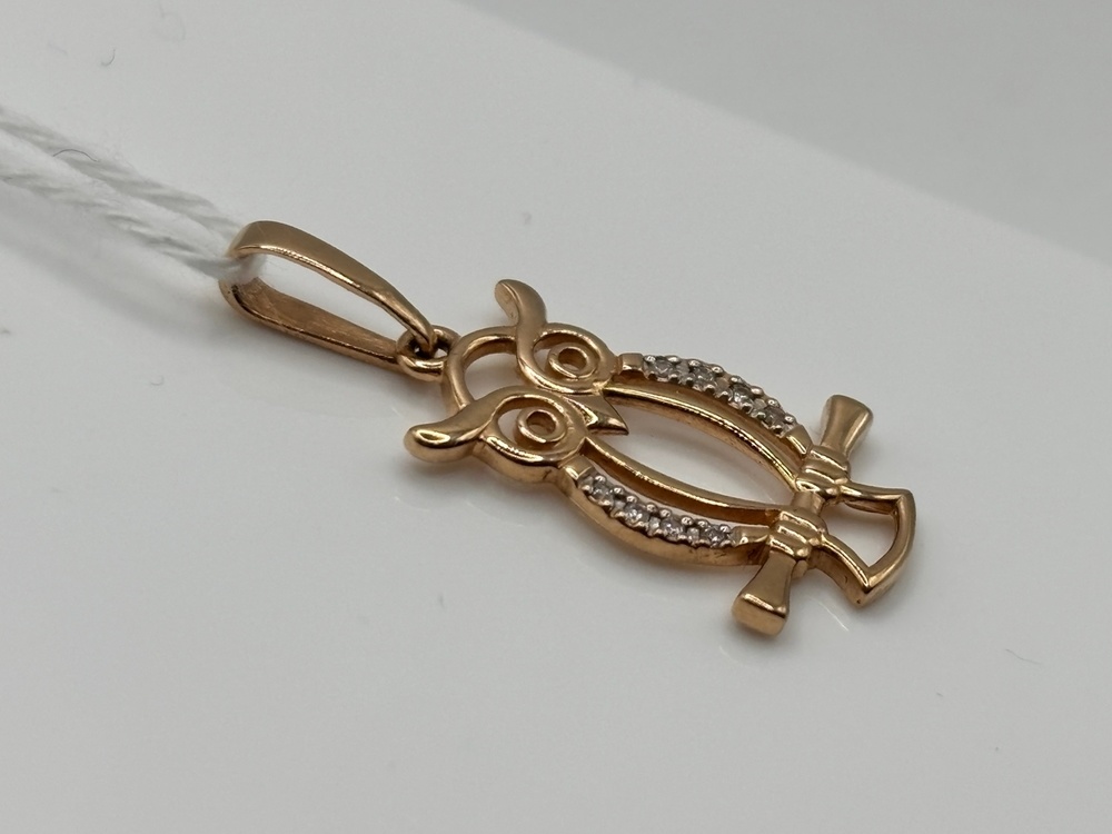 ПОДКМИ585 ПОДВЕСКА С КАМНЯМИ (Au 585)