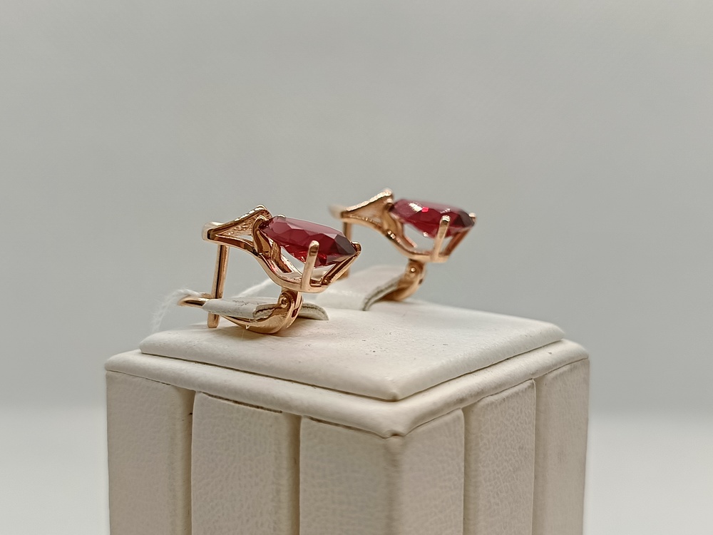 СЕРЬГИ С КАМНЯМИ (Au 585)