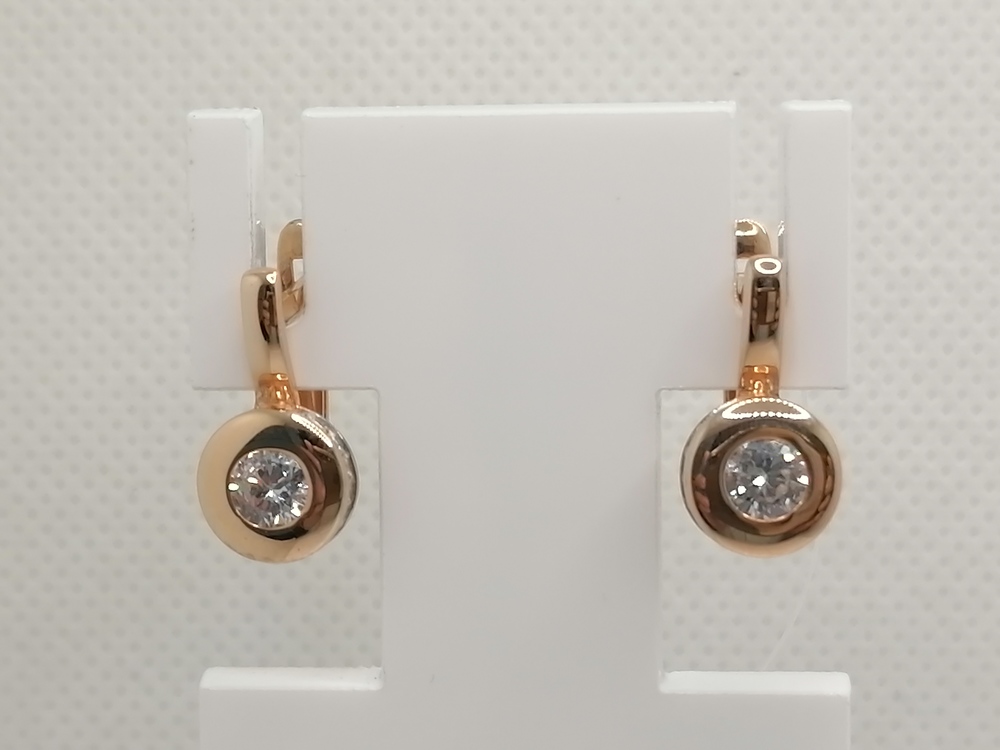 СЕРЬГИ С КАМНЯМИ (Au 585)