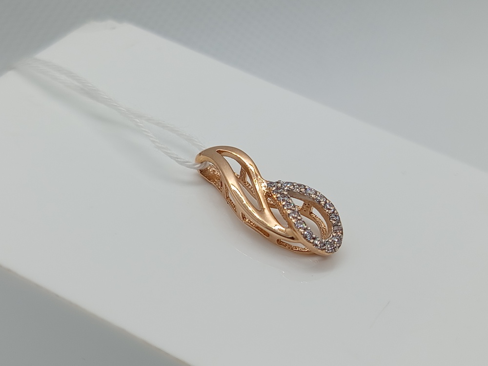 ПОДКМИ585 ПОДВЕСКА С КАМНЯМИ (Au 585)