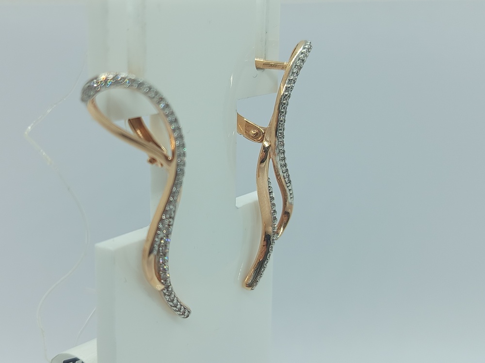 СЕРЬГИ С КАМНЯМИ (Au 585)