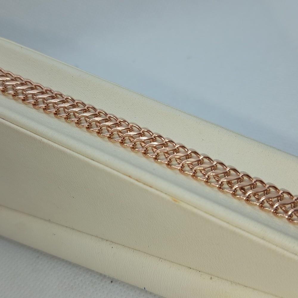 БЛ8585 БРАСЛЕТ ПОЛНОВЕСНЫЙ Восьмерка (Au 585)