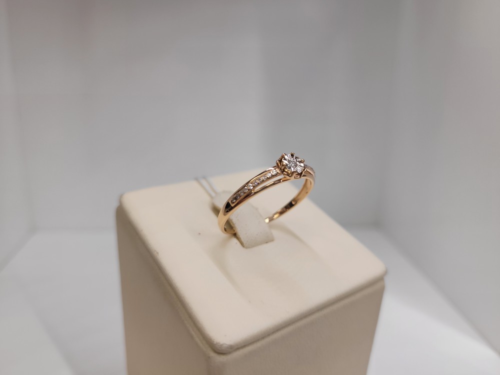 КОЛЬЦО БРИЛЛИАНТ Au 585