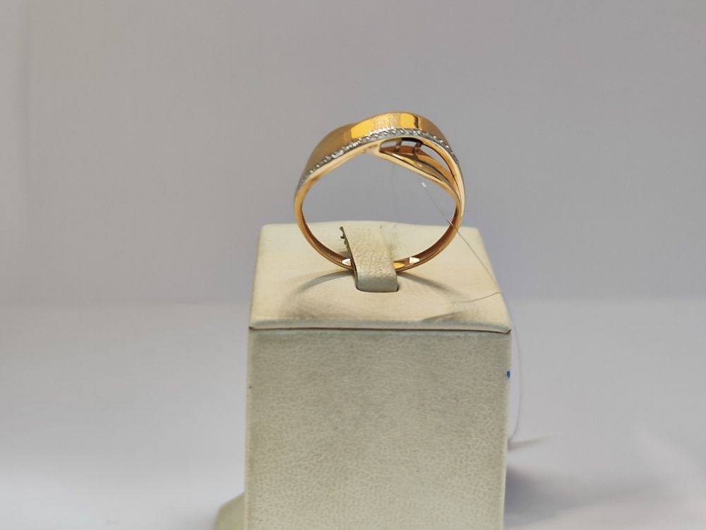 КОЛЬЦО С КАМНЯМИ (Au 585)