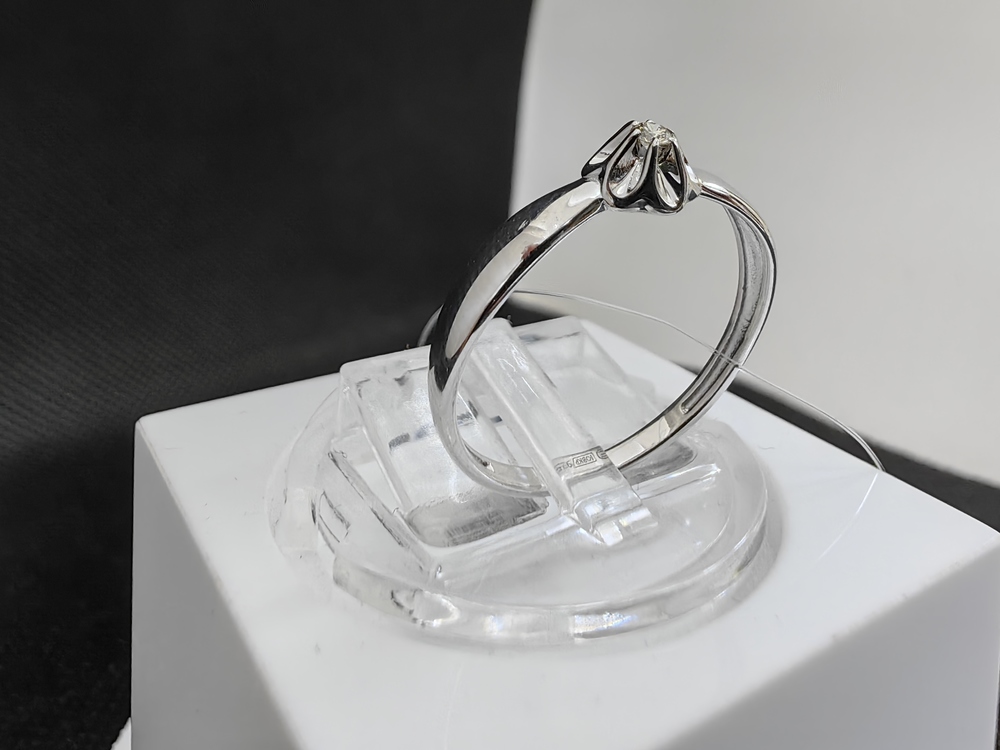 КОЛЬЦО БРИЛЛИАНТ (Ag 925)