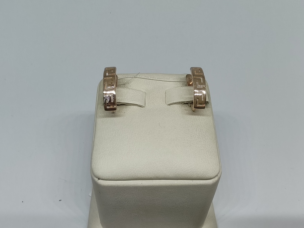 СЕРЬГИ БЕЗ КАМНЯ (Au 585)