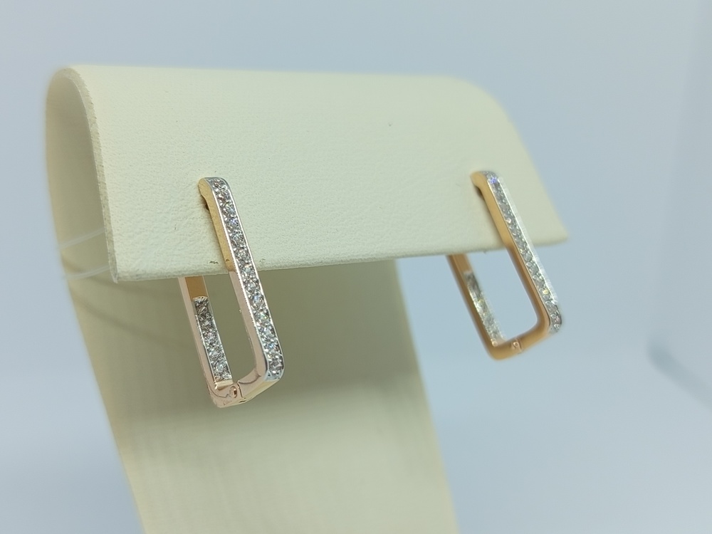 СЕРЬГИ С КАМНЯМИ (Au 585)