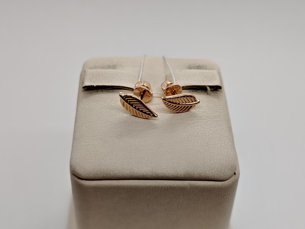 СПУС585 СЕРЬГИ ПУСЕТЫ (Au 585)