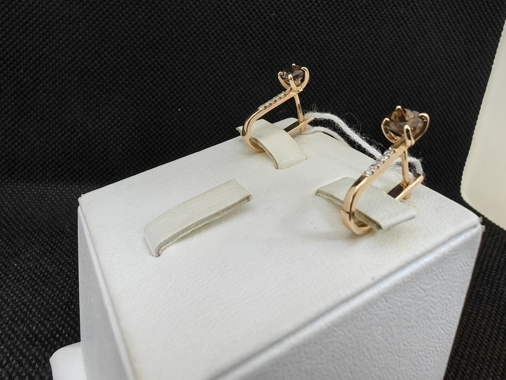 СЕРЬГИ С КАМНЯМИ (Au 585)