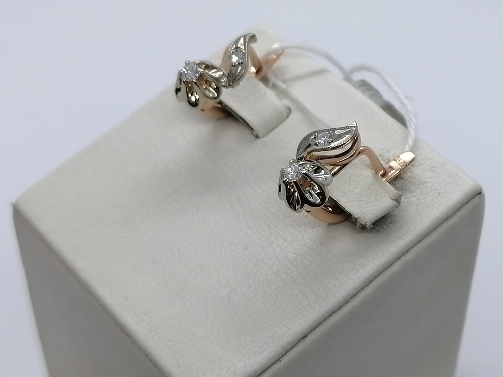 СЕРЬГИ БРИЛЛИАНТ (Au 585)