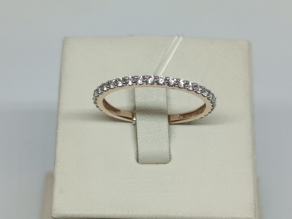 КОЛЬЦО С КАМНЯМИ (Au 585)