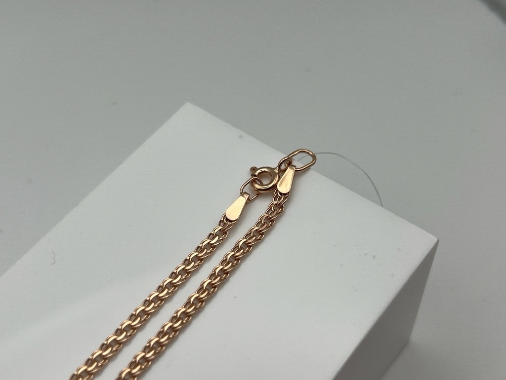 ЦЕПЬ ПУСТОТЕЛАЯ Бисмарк (Au 585)