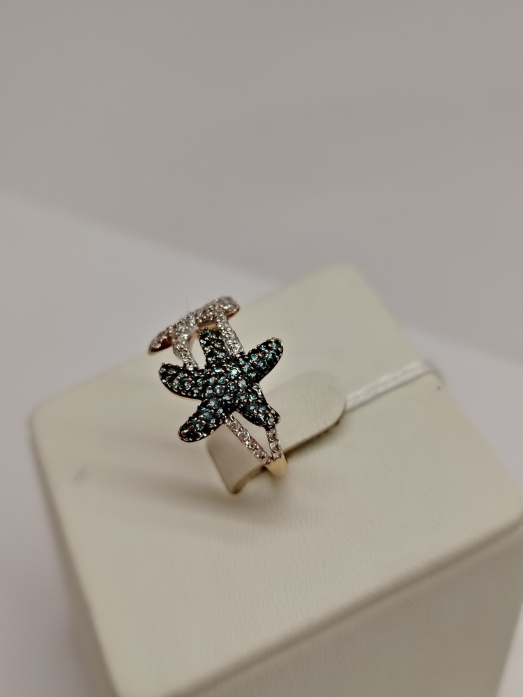 КОЛКМИ585 КОЛЬЦО С КАМНЯМИ (Au 585)