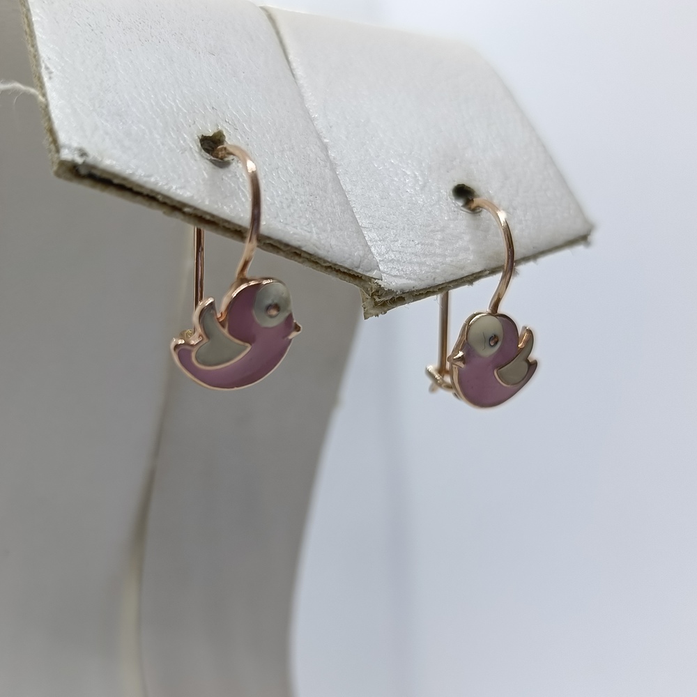 СКМИ585 СЕРЬГИ С КАМНЯМИ (Au 585)