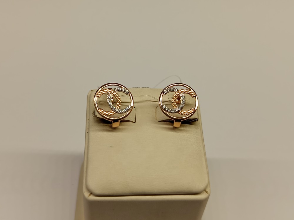 СЕРЬГИ С КАМНЯМИ (Au 585)